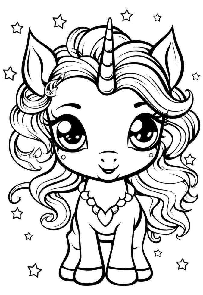 34 Preschool Unicorn Coloring Pages Printable 9