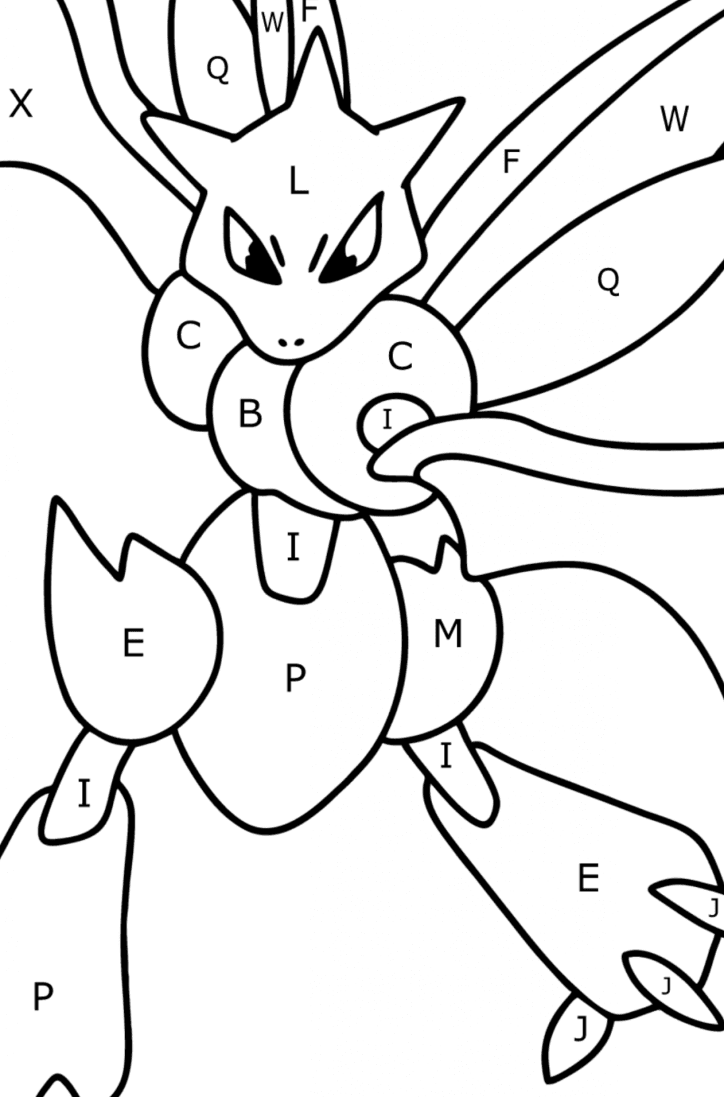 34 Sharp Scyther Coloring Page Printable 5