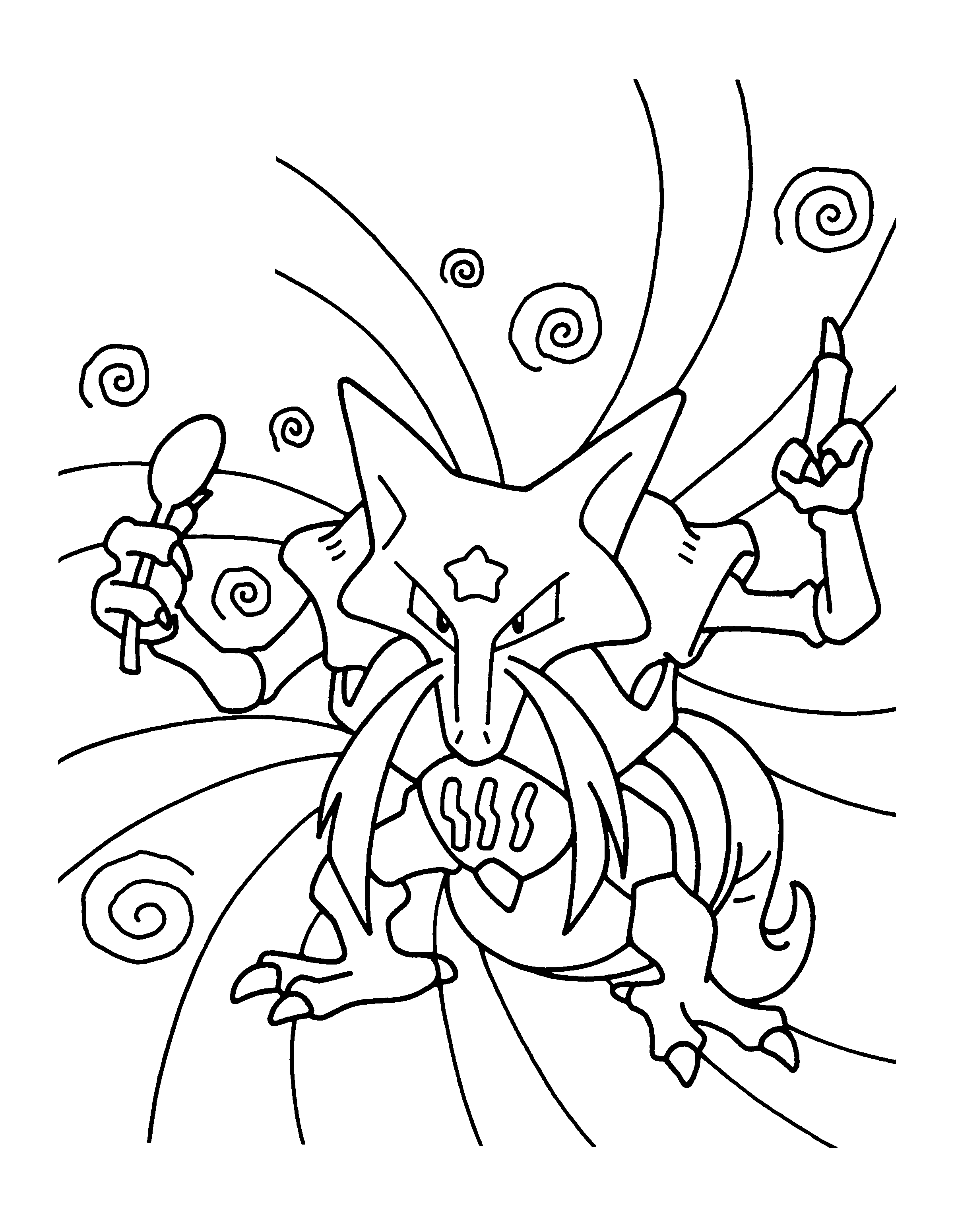 34 Sharp Scyther Coloring Page Printable 7