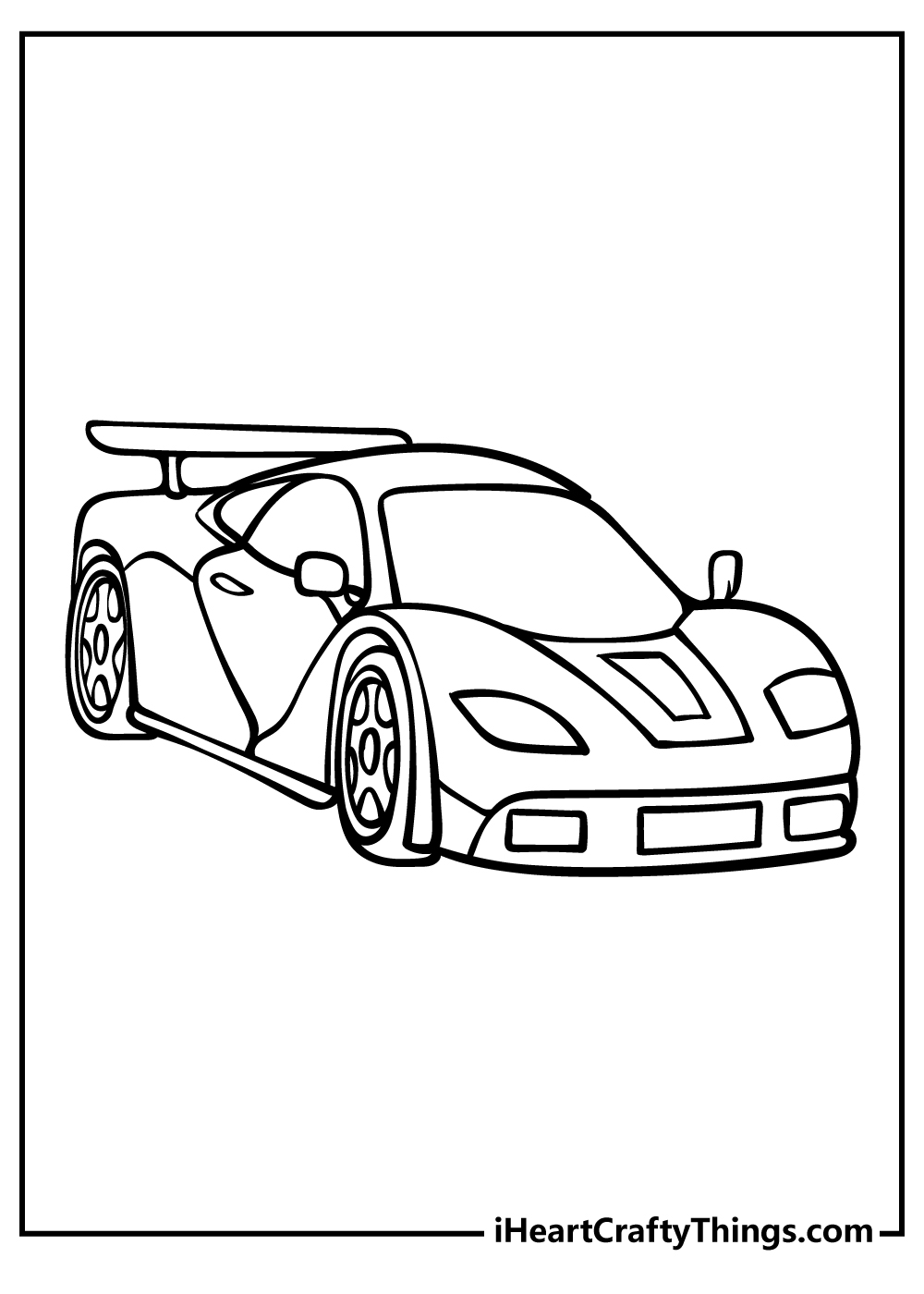 34 Sports Cars Coloring Pages Printable 10