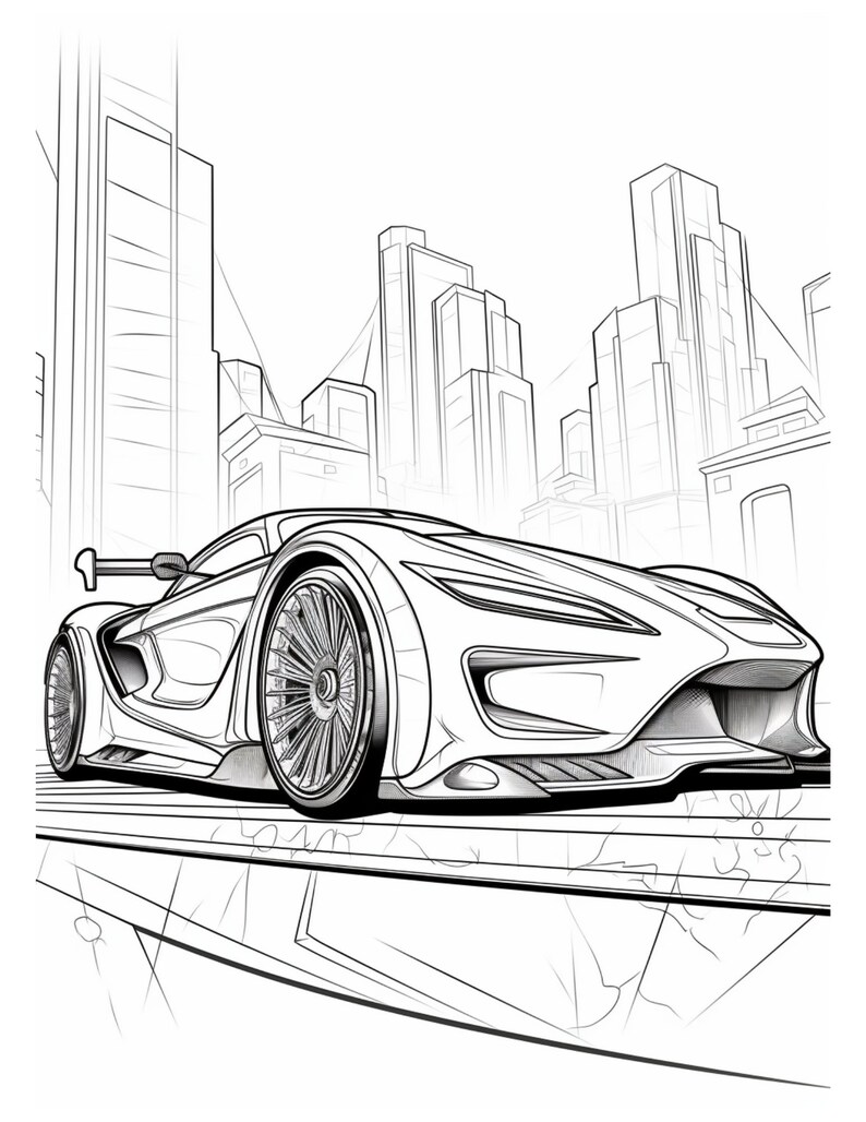 sports cars coloring pages printable jpg