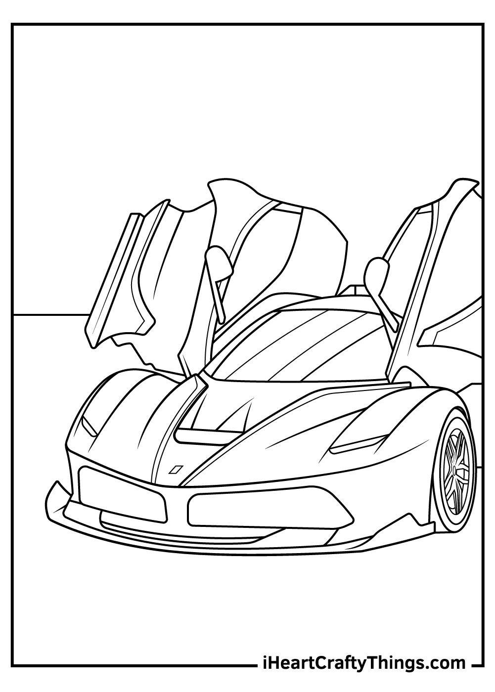 34 Sports Cars Coloring Pages Printable 25