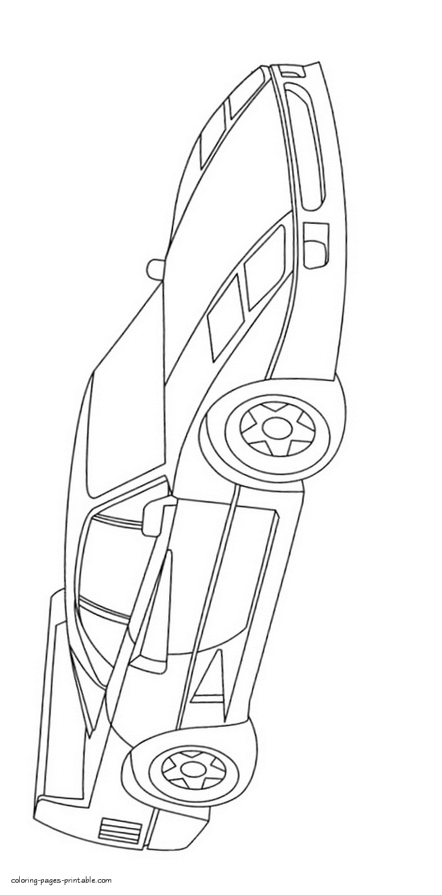 34 Sports Cars Coloring Pages Printable 30