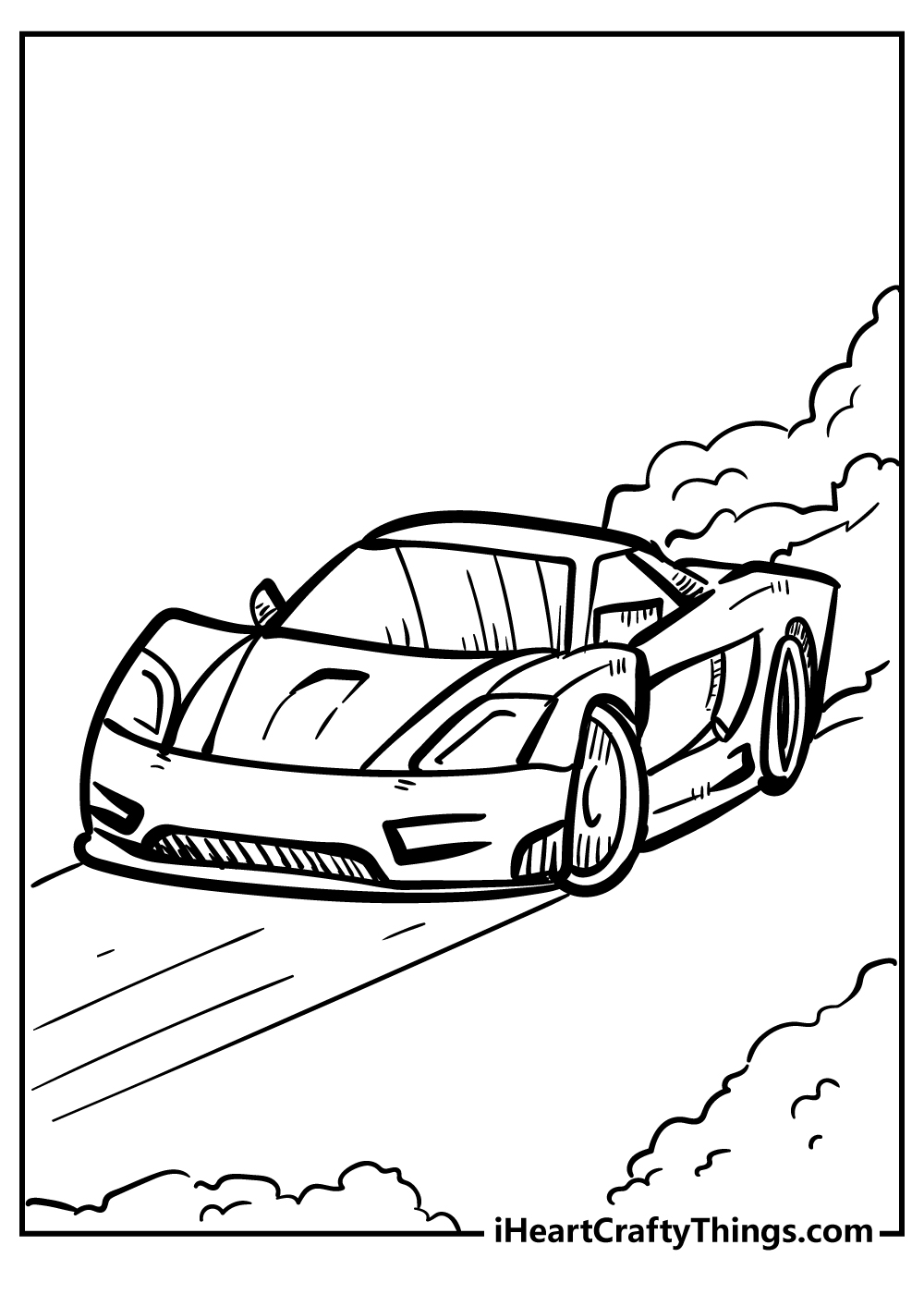 34 Sports Cars Coloring Pages Printable 31