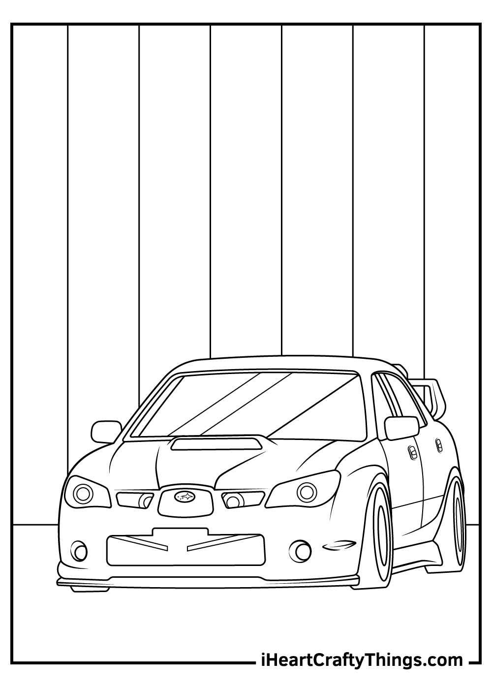 34 Sports Cars Coloring Pages Printable 8