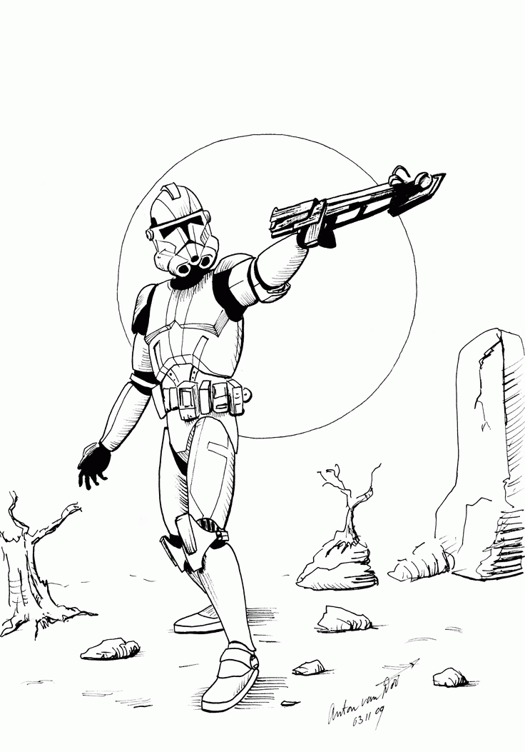 34 Stylish Stormtrooper Coloring Pages Printable 12