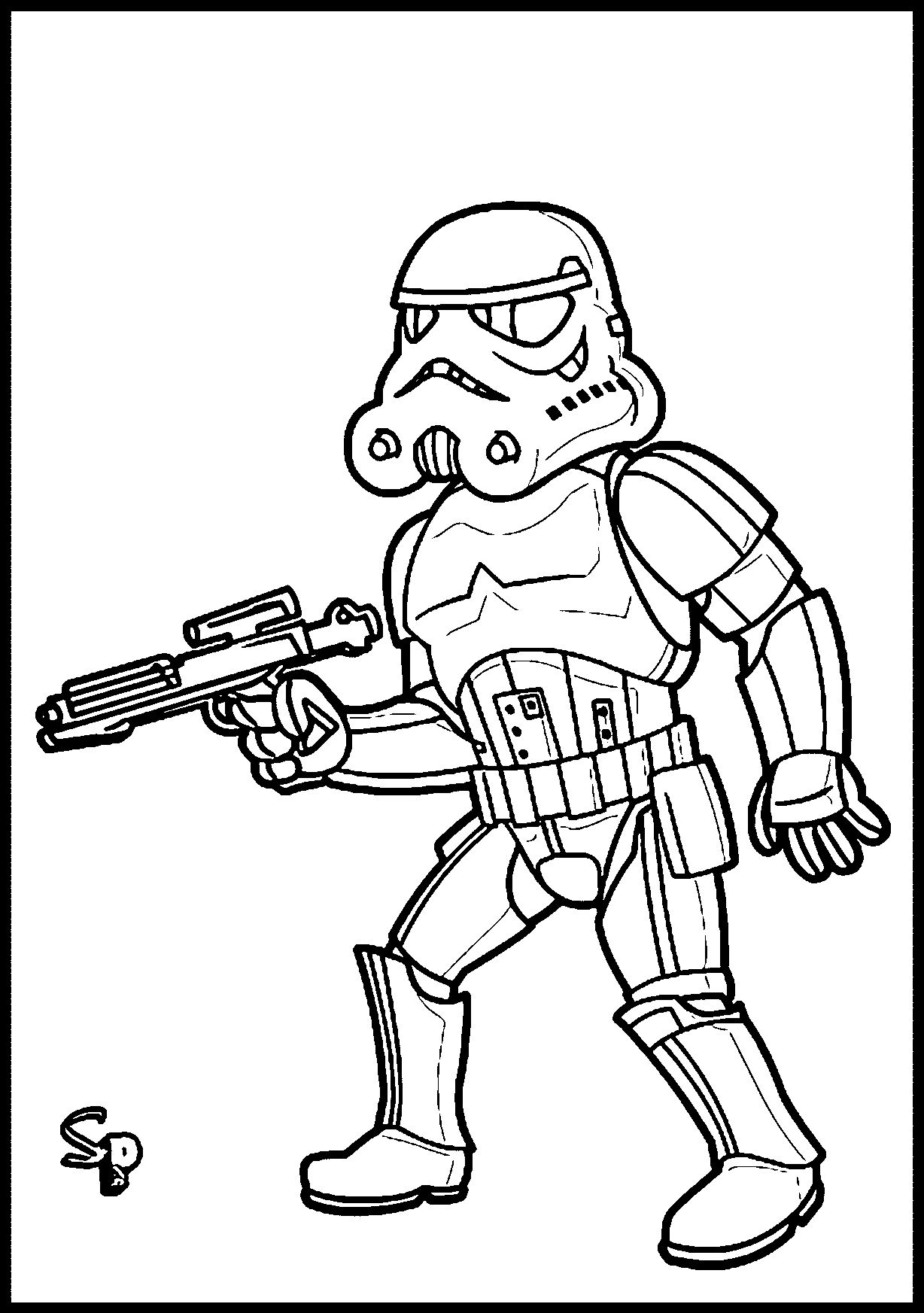 34 Stylish Stormtrooper Coloring Pages Printable 23