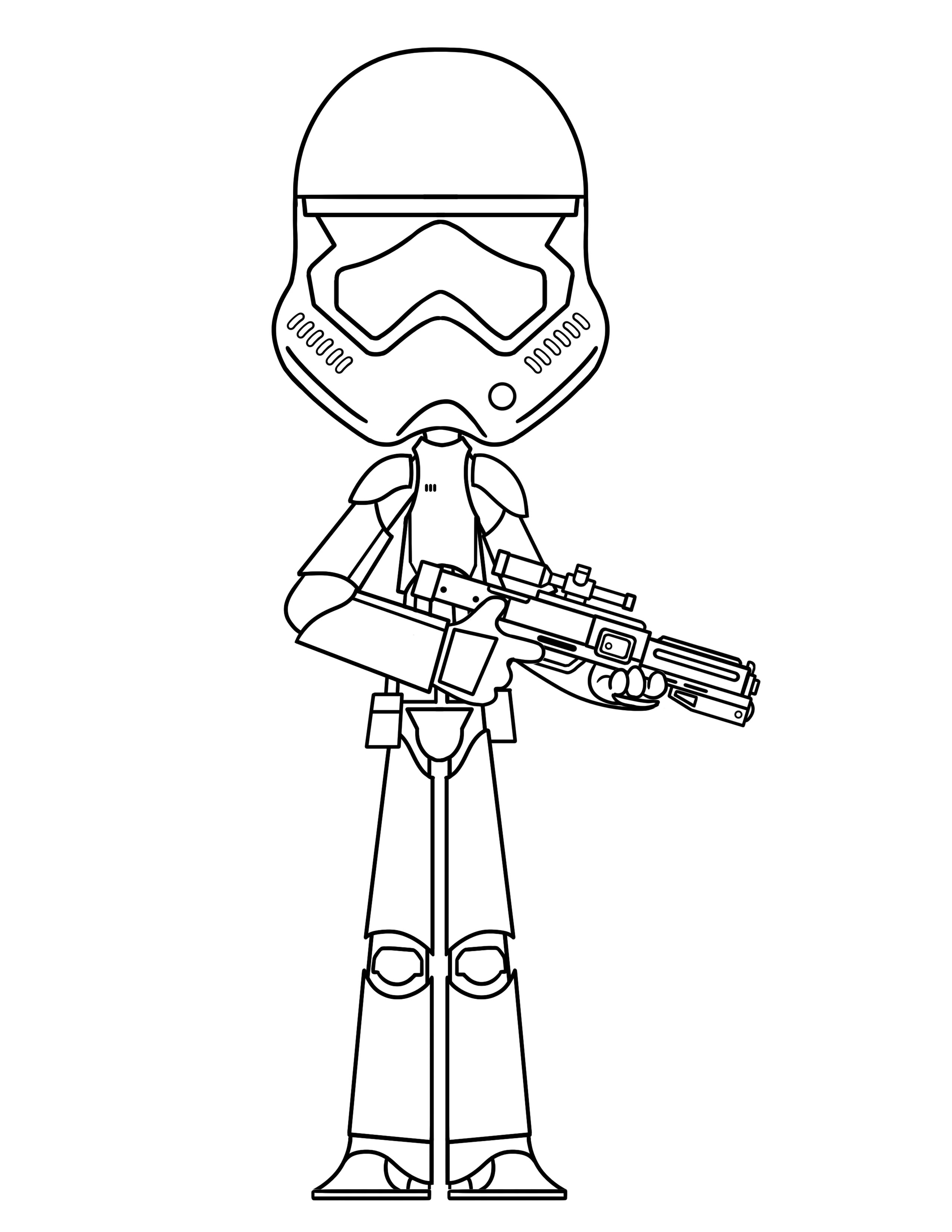 34 Stylish Stormtrooper Coloring Pages Printable 25