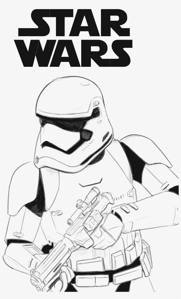 34 Stylish Stormtrooper Coloring Pages Printable 31