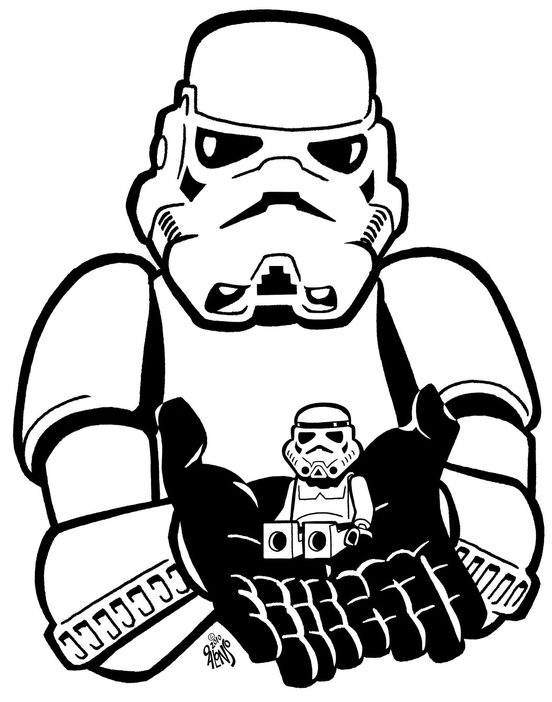 34 Stylish Stormtrooper Coloring Pages Printable 32