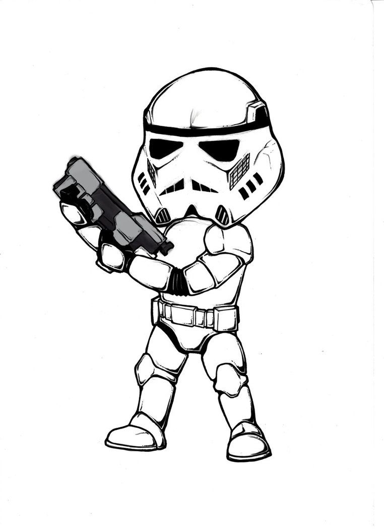 34 Stylish Stormtrooper Coloring Pages Printable 9