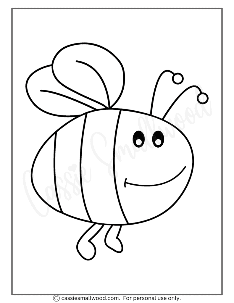 35 Bumble Bee Coloring Pages for Kids Printable 14