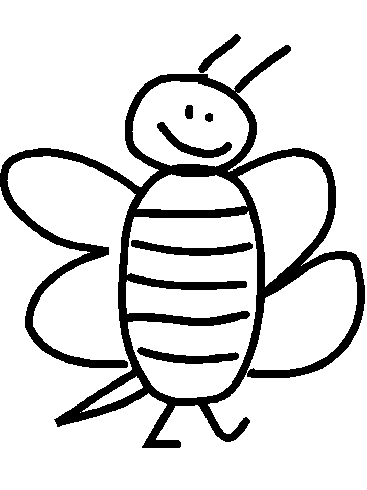 bumble bee coloring pages for kids printable jpg