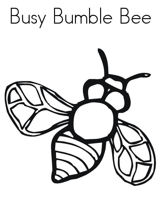 35 Bumble Bee Coloring Pages for Kids Printable 25