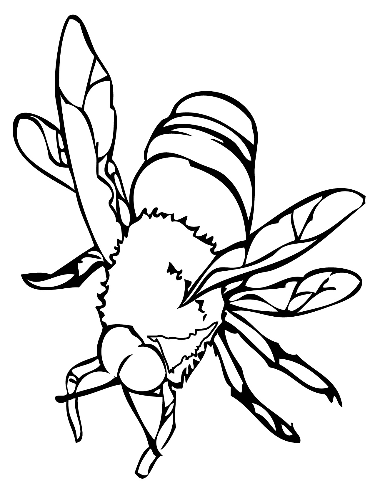 35 Bumble Bee Coloring Pages for Kids Printable 28