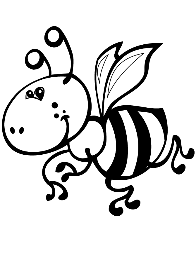 35 Bumble Bee Coloring Pages for Kids Printable 3