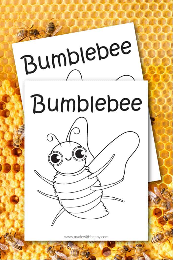 bumble bee coloring pages for kids printable jpg