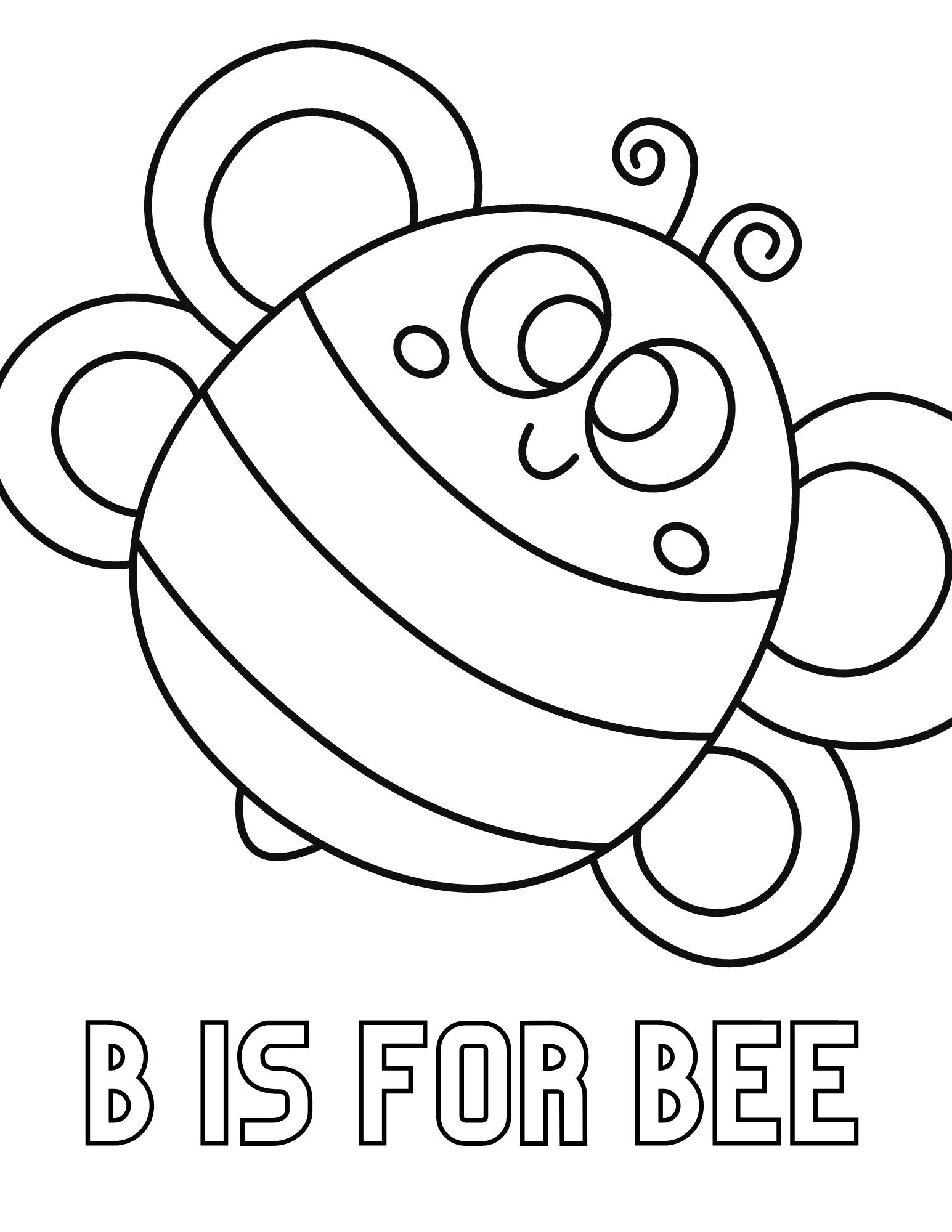 35 Bumble Bee Coloring Pages for Kids Printable 32