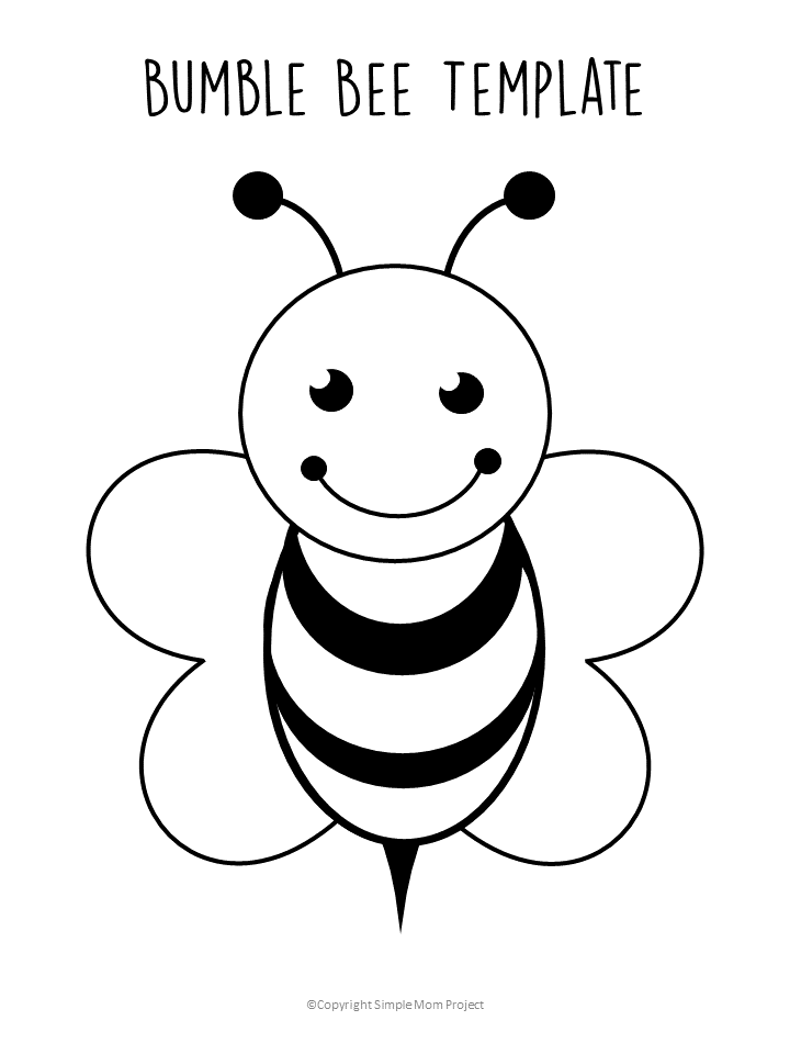 35 Bumble Bee Coloring Pages for Kids Printable 9