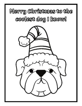 christmas dog coloring pages printable jpg