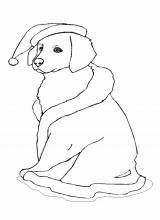 35 Christmas Dog Coloring Pages Printable 25