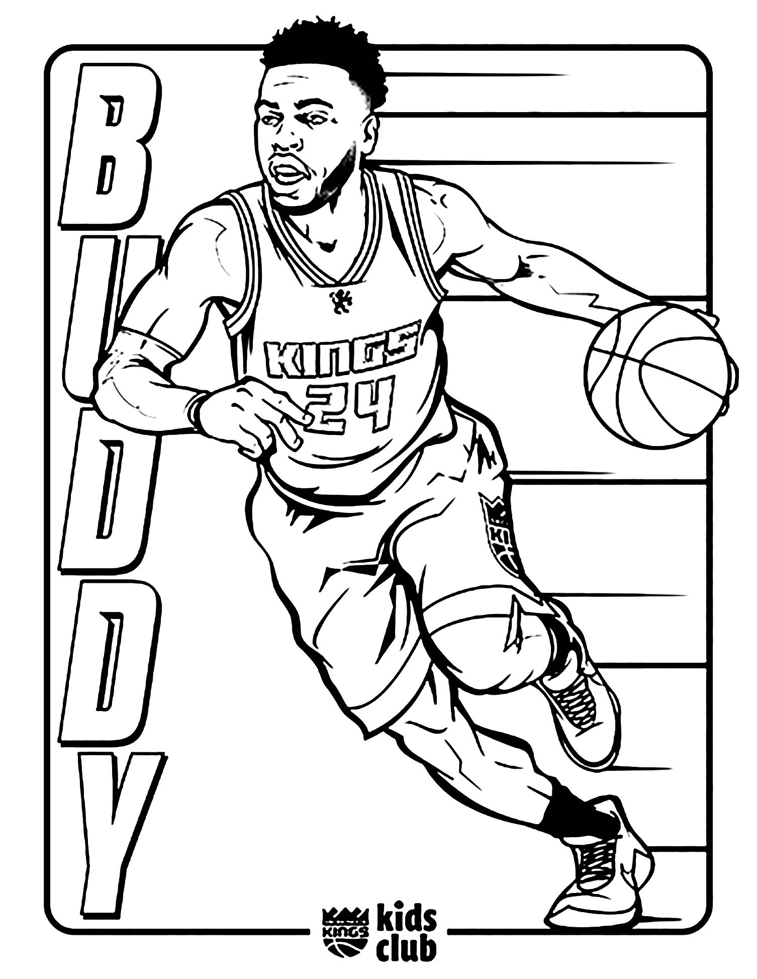 35 Energetic Basketball Coloring Pages Printable 1