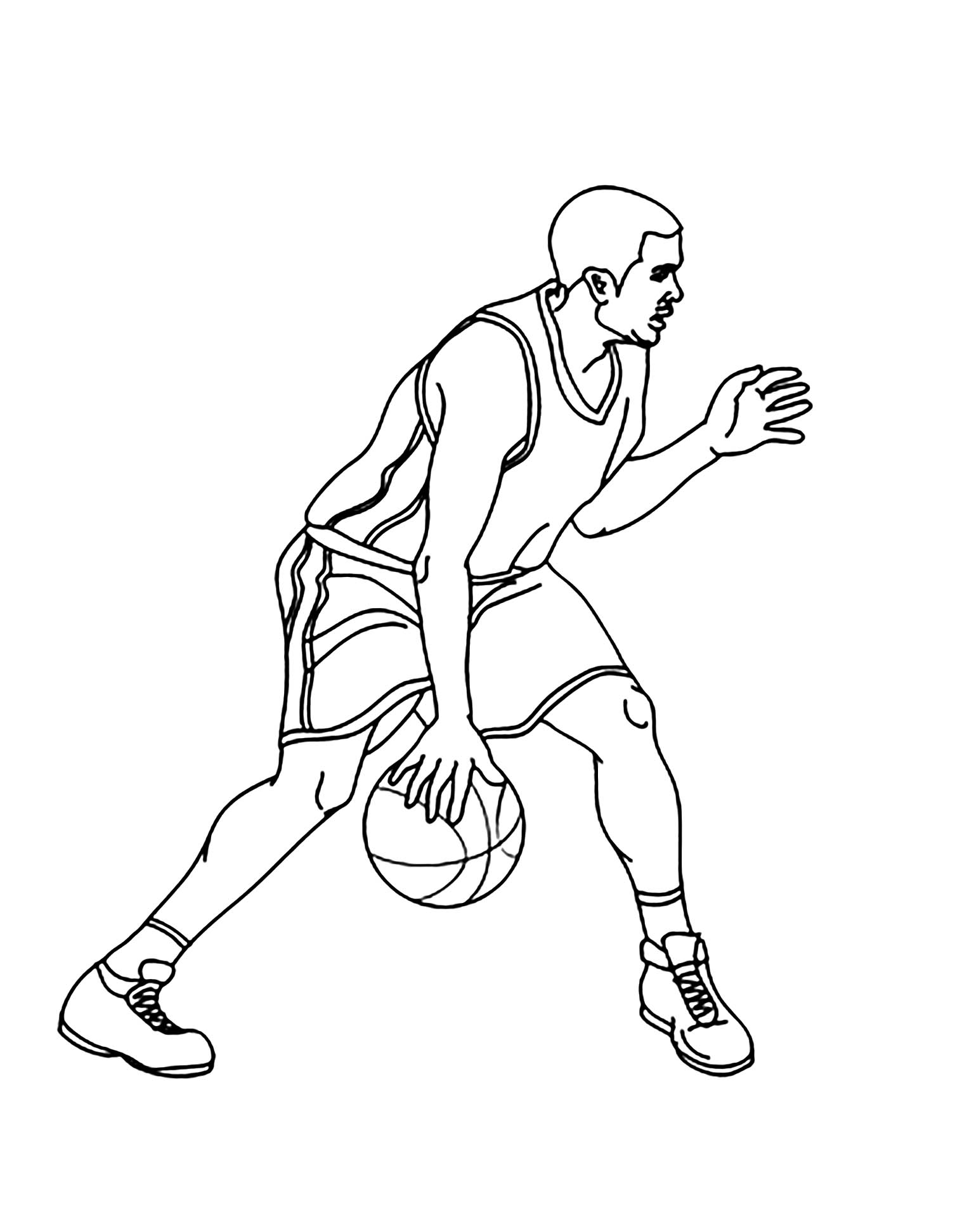 35 Energetic Basketball Coloring Pages Printable 15