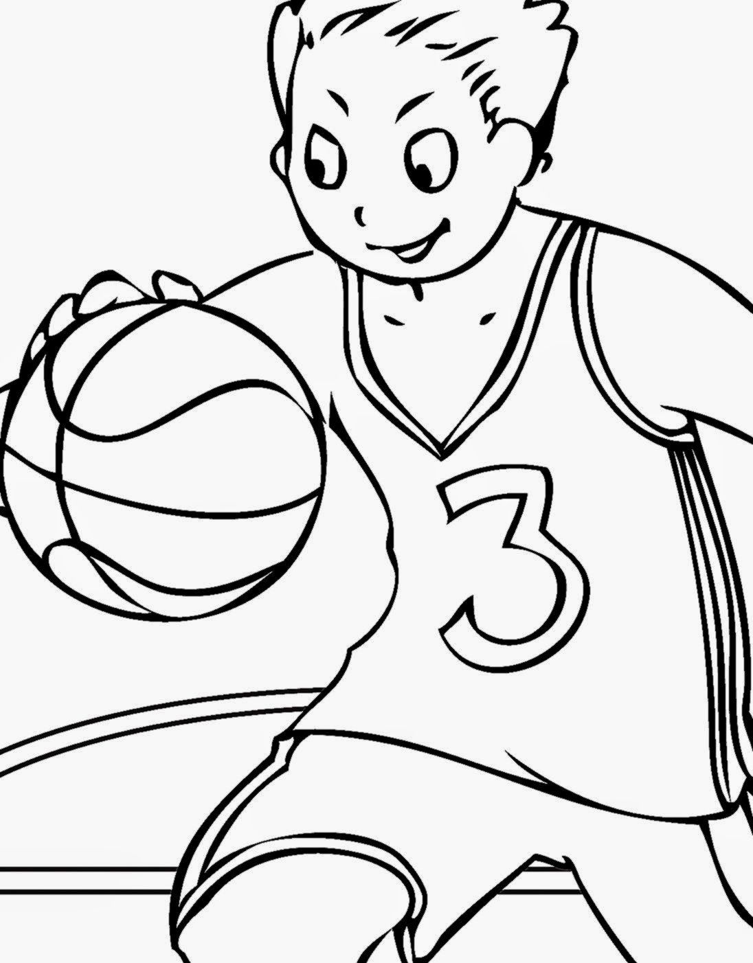 35 Energetic Basketball Coloring Pages Printable 16