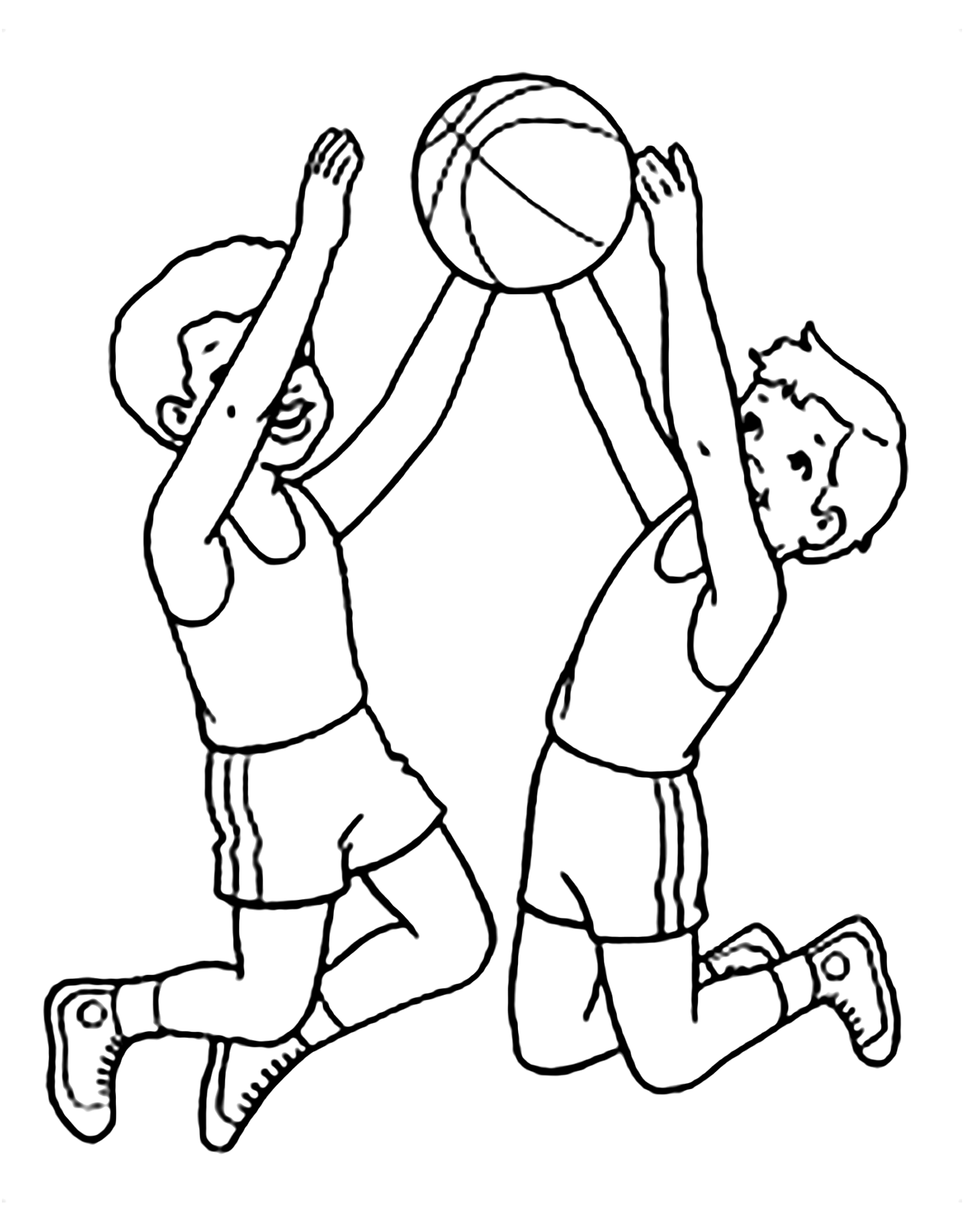 35 Energetic Basketball Coloring Pages Printable 19