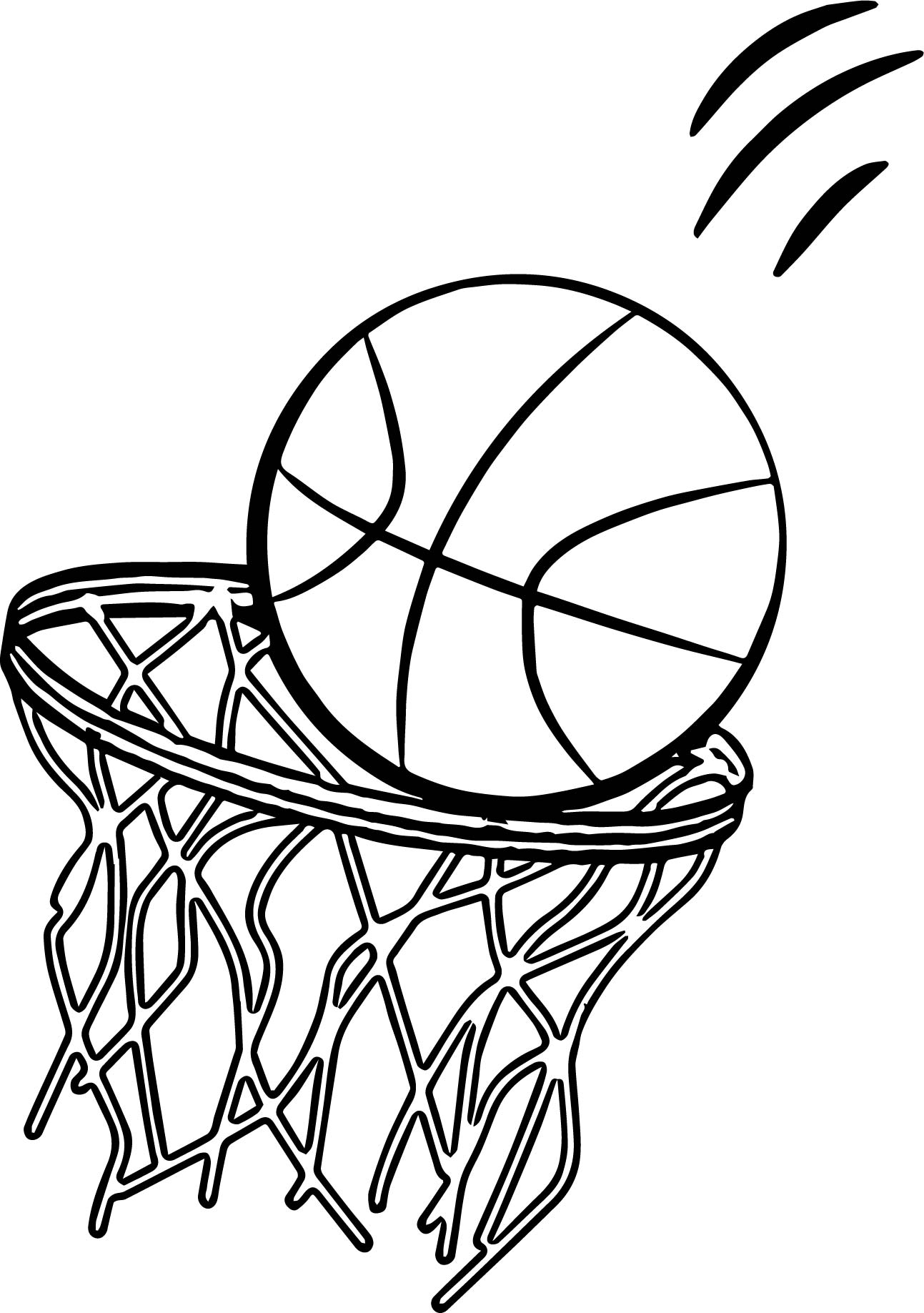 35 Energetic Basketball Coloring Pages Printable 26