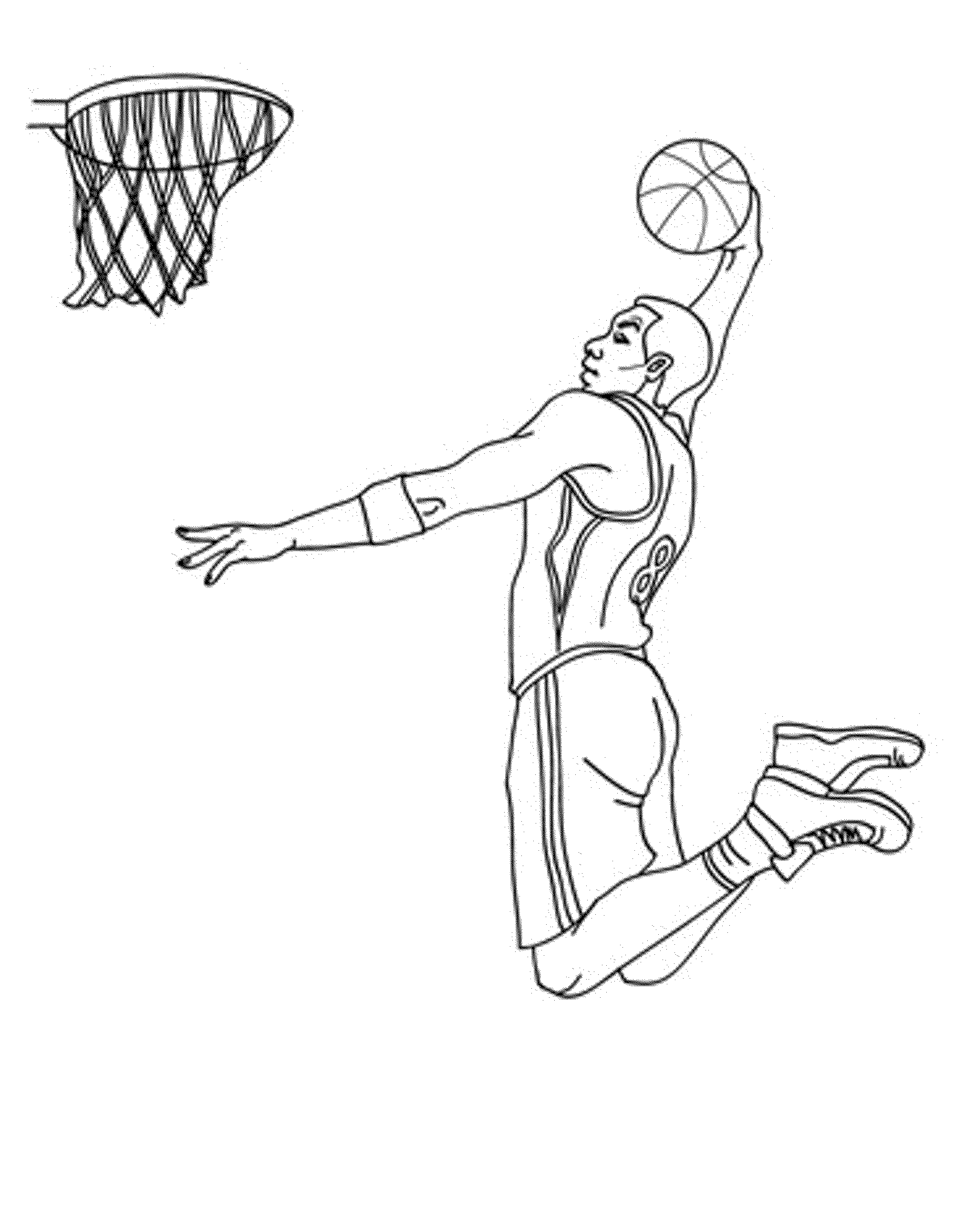 35 Energetic Basketball Coloring Pages Printable 7