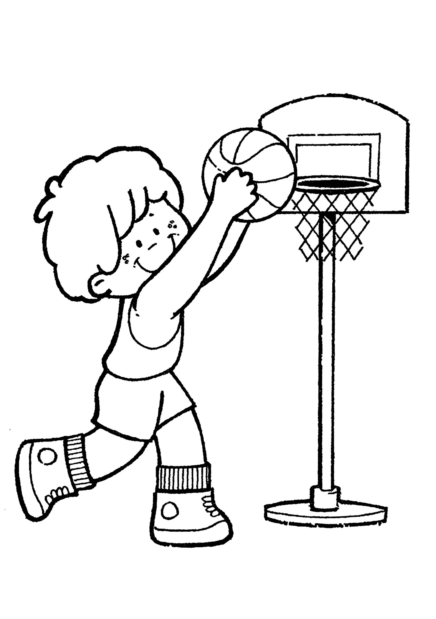 35 Energetic Basketball Coloring Pages Printable 8