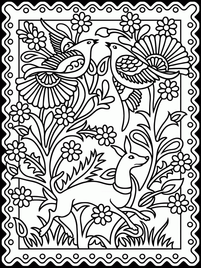 35 Printable Mexican Folk Art Coloring Pages Printable 1