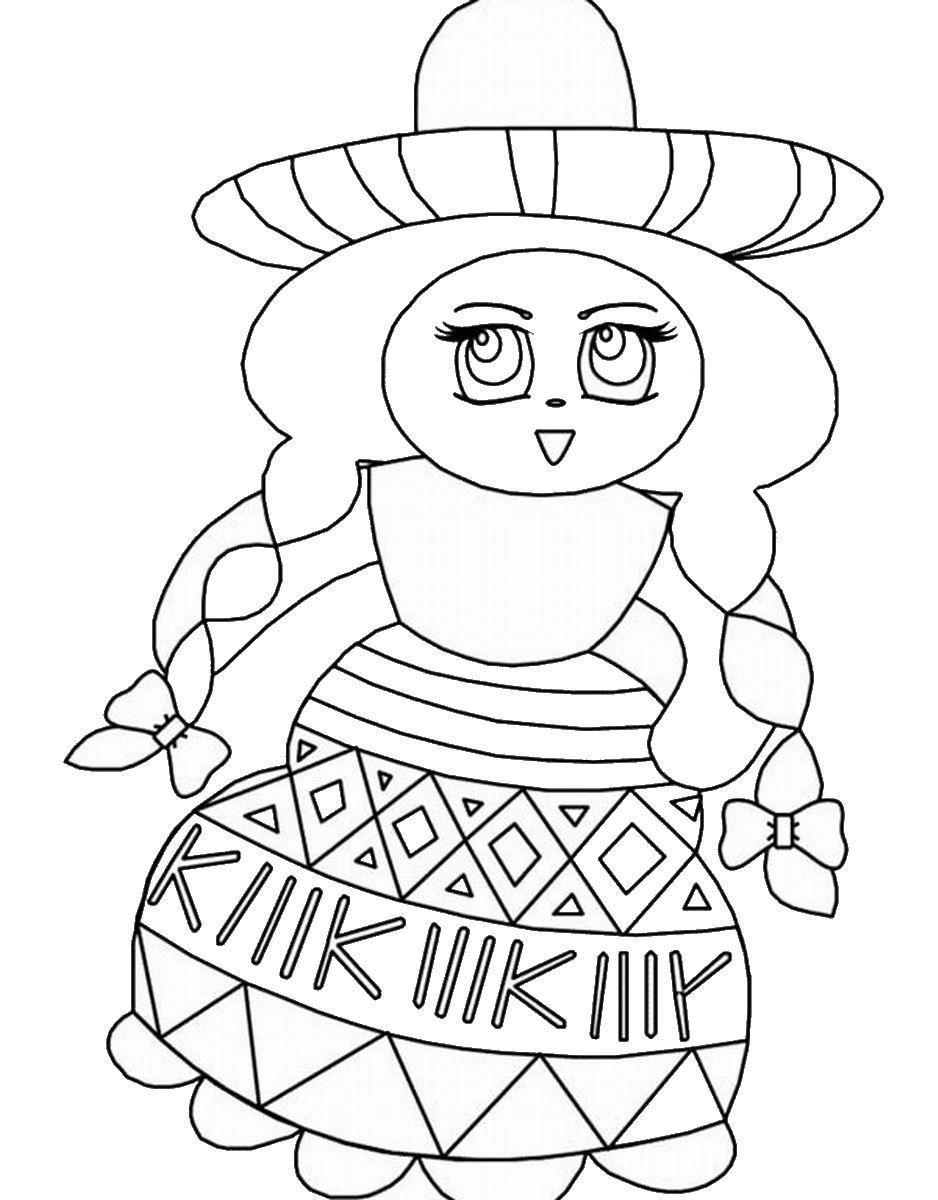 35 Printable Mexican Folk Art Coloring Pages Printable 27