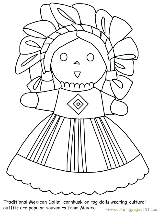 35 Printable Mexican Folk Art Coloring Pages Printable 4