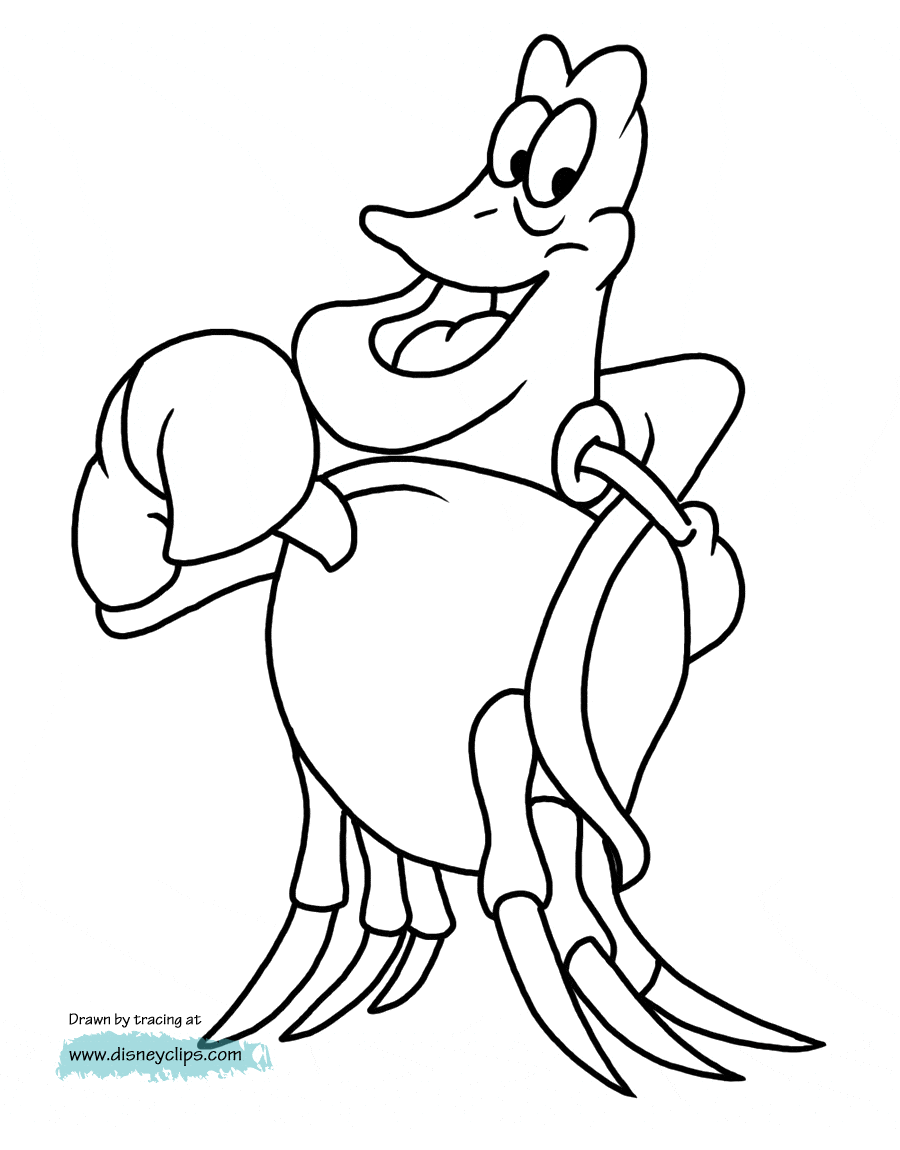 simple little mermaid coloring pages easy printable jpg