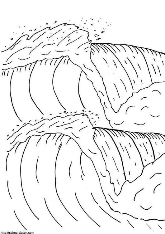 36 Massive Tsunami Coloring Page Printable 25