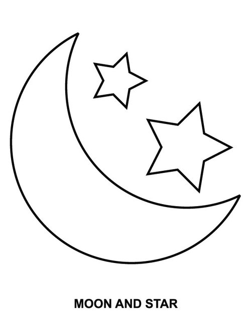 36 Moon Coloring Pages Printable 10