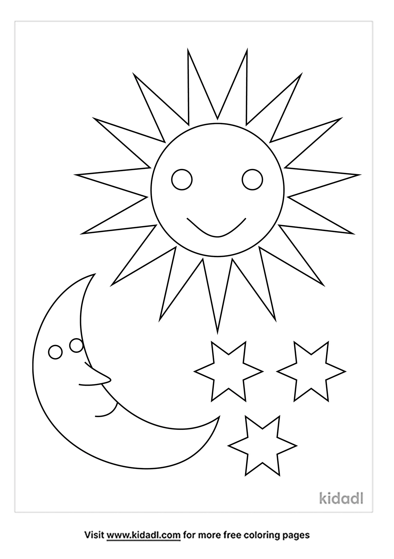 36 Moon Coloring Pages Printable 15