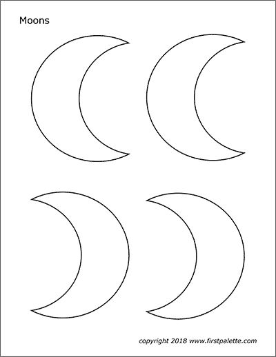 36 Moon Coloring Pages Printable 17