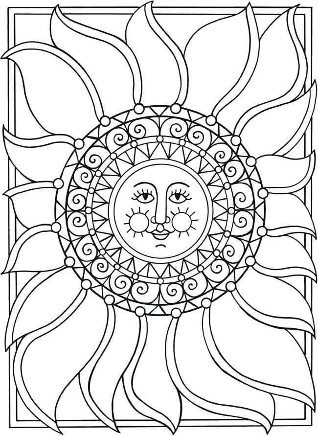 36 Moon Coloring Pages Printable 19