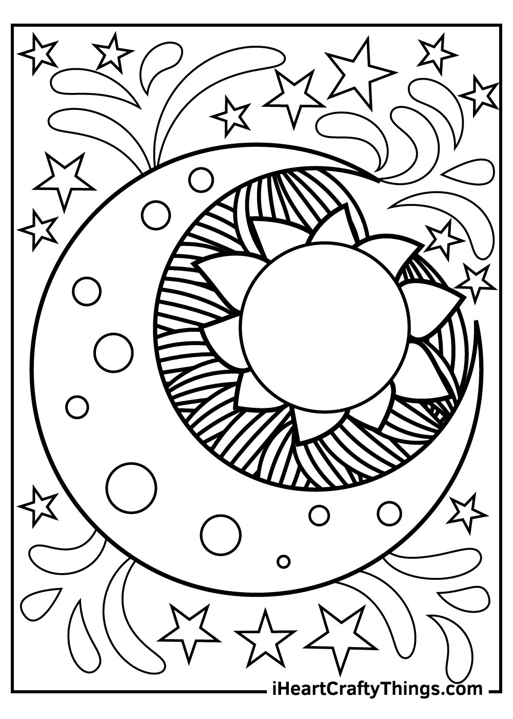 36 Moon Coloring Pages Printable 28