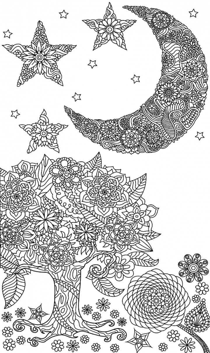 36 Moon Coloring Pages Printable 32