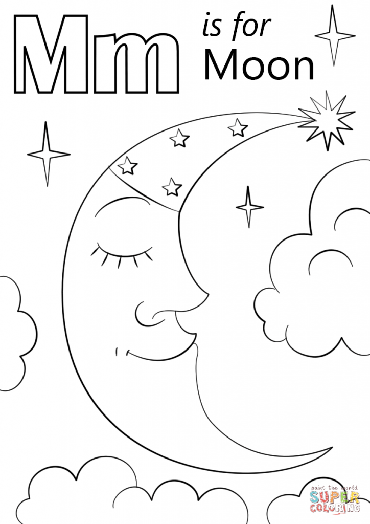 36 Moon Coloring Pages Printable 33