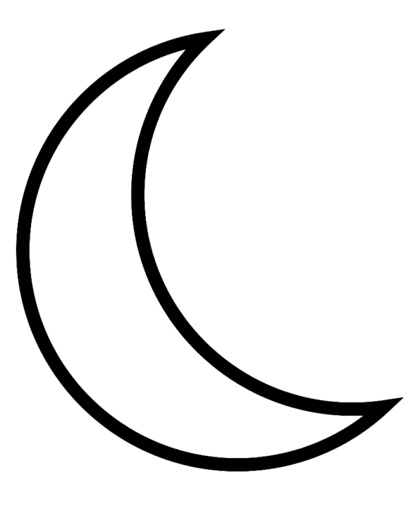 36 Moon Coloring Pages Printable 8