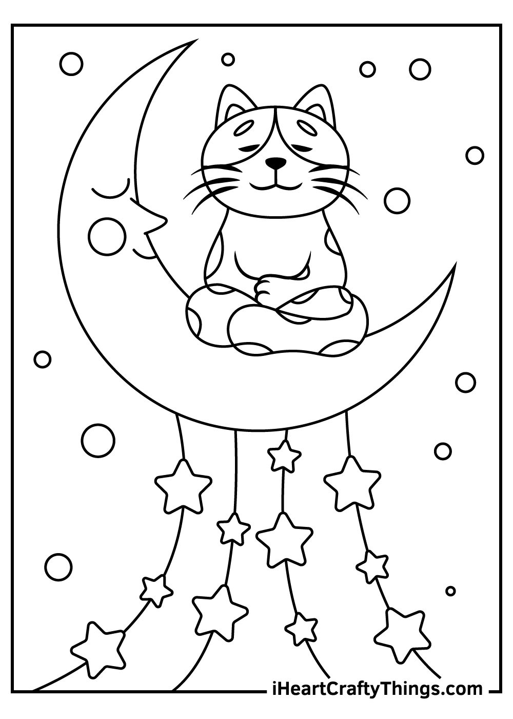 36 Moon Coloring Pages Printable 9