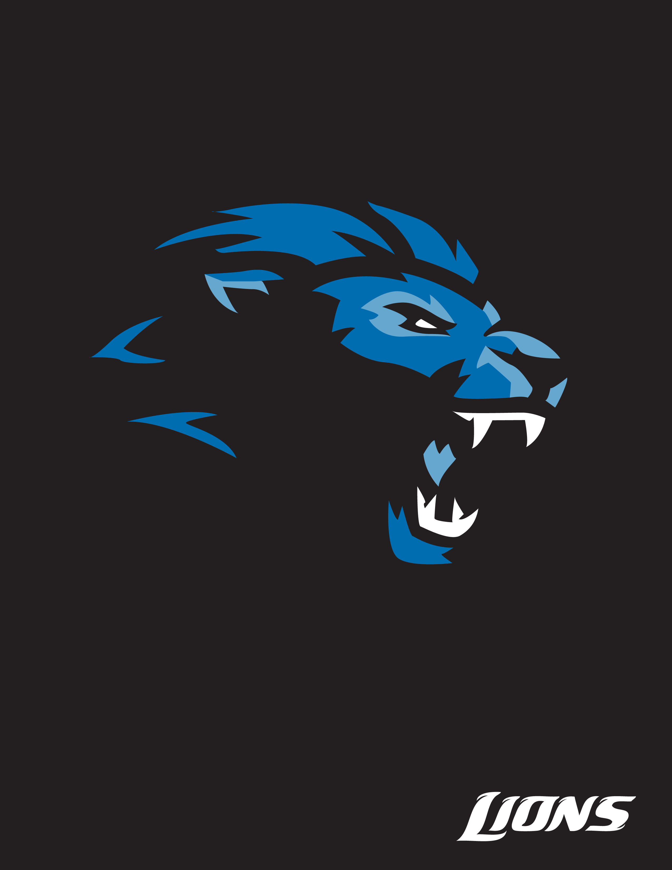 proud detroit lions logo coloring page printable jpg