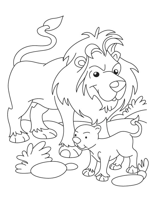 36 Proud Detroit Lions Logo Coloring Page Printable 6