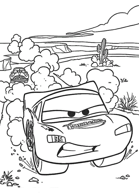 36 Speedy Lightning McQueen Coloring Pages Printable 11