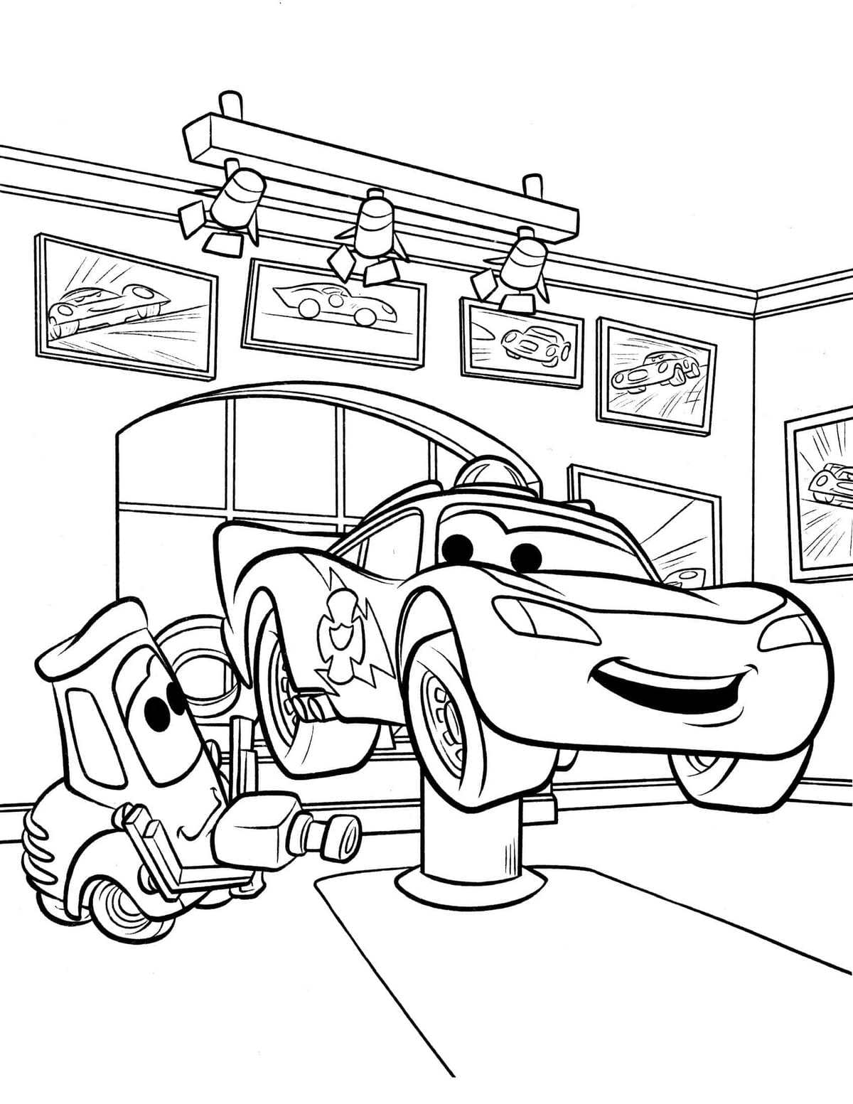 36 Speedy Lightning McQueen Coloring Pages Printable 34